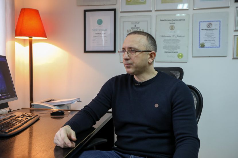 Aleksandar Janković u svom kabinetu